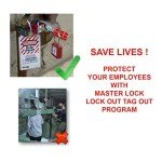 Master Lock Red Safety Padlock for Electrical Use