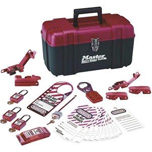 Red Master Lock Group Lockout Tagout Kit