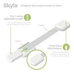 SKYLA HOMES Baby Locks - 8-Pack Child Safety Latches
