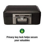 Fireproof Safe Box with Key Lock and Handle