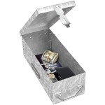 Stalwart Lock Box - Durable Metal Storage Chest