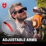 NoCry UV400 Safety Glasses for Over Eyeglasses