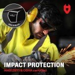 NoCry UV400 Safety Glasses for Over Eyeglasses