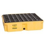 Eagle One Modular Spill Platform with Drain, Yellow