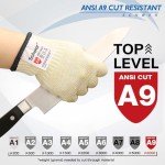 SlicePro ANSI A9 Cut Resistant Kitchen Gloves