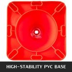 VEVOR 12-Pack 18" Safety Traffic Cones