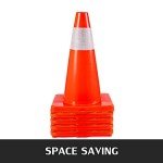 VEVOR 12-Pack 18" Safety Traffic Cones