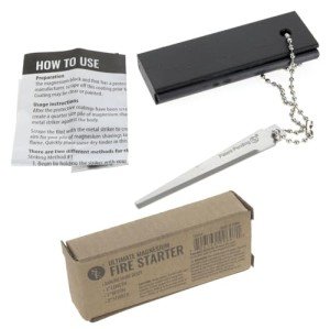 Waterproof Magnesium Firestarter Kit for Outdoor Adventures