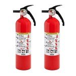 Kidde Home Fire Extinguisher 2 Pack - 1-A:10-B:C
