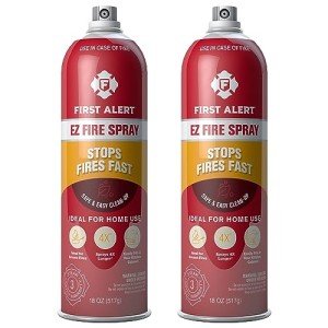 First Alert EZ Fire Extinguishing Spray, 2 Pack