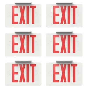 Sunco 6 Pack LED Emergency Exit Signs