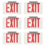Sunco 6 Pack LED Emergency Exit Signs
