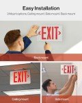 Sunco 6 Pack LED Emergency Exit Signs
