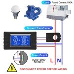 Digital Multi-Function AC Power Monitor Meter