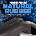 21" Rubber Bungee Cords with S-Hooks (50 Pack)