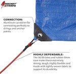Heavy-Duty Bungee Cords with Carabiners and Clips