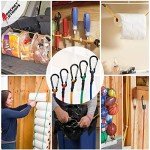 Heavy-Duty Bungee Cords with Carabiners and Clips