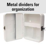 Kikkerland Portable Steel First Aid Kit Case