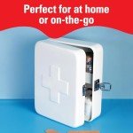 Kikkerland Portable Steel First Aid Kit Case