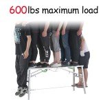 Adjustable Portable Scaffolding Platform with 600 LBS Capacity