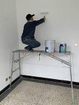 Adjustable Portable Scaffolding Platform with 600 LBS Capacity