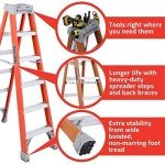 Louisville 6-Foot Fiberglass Step Ladder, 300 lbs