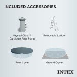 Intex 15' Prism Frame Above Ground Pool Set