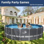 BlueBay 18ft Round Metal Frame Pool Set