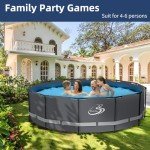 BlueBay 15ft Round Metal Frame Pool Set