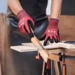 KAYGO A4 Cut Resistant Nitrile Gloves, Large