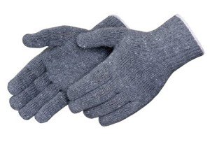 Liberty P4517G Seamless Knit Gloves - Large, Gray