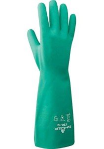 SHOWA 730 Large Nitrile Chemical Resistant Gloves