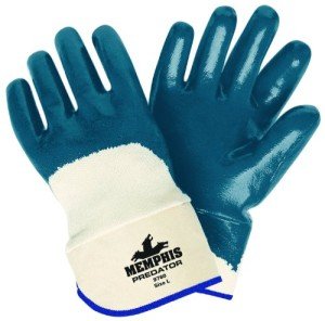 MCR Safety Nitrile Coated Men's Work Gloves - Large