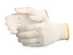 White Poly Cotton Knit Work Gloves - 240 Pack