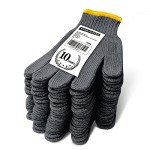 Evridwear Light-Duty Cotton Work Gloves - 10 Pairs