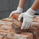 12 Pairs Cotton String Safety Work Gloves