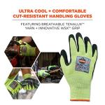 Ergodyne ProFlex 7041 Cut Resistant Gloves, Hi Vis
