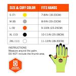 Ergodyne ProFlex 7041 Cut Resistant Gloves, Hi Vis