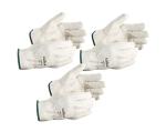 Cowhide Leather Work Gloves - 3 Pack, XL