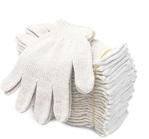 Evridwear Cotton Polyester Safety Work Gloves - Large