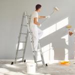 12.5ft Aluminum Multi-Purpose Folding Step Ladder