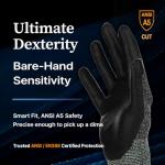 DEX FIT Level 5 Cut Resistant Gloves - 3 Pairs