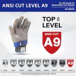 SlicePro ANSI A9 Cut Resistant Metal Glove