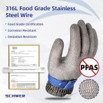SlicePro ANSI A9 Cut Resistant Metal Glove