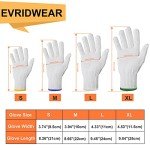 Evridwear Cotton Polyester Safety Work Gloves - Large