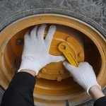 Evridwear Cotton Polyester Safety Work Gloves - Large