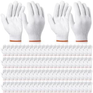 100 Pairs Cotton Safety Gloves for Men and Women