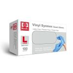 Blue Disposable Vinyl Exam Gloves - Box of 100