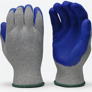 Rubber Latex Coated Work Gloves for Construction
