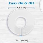 30-Pack White Closet Hanging Dividers for Organization